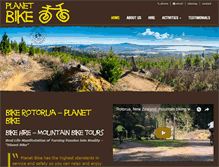 Tablet Screenshot of planetbike.co.nz