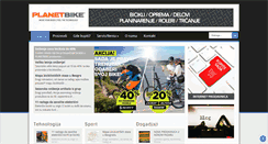 Desktop Screenshot of planetbike.rs