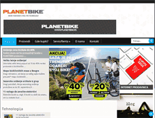 Tablet Screenshot of planetbike.rs