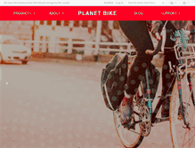 Tablet Screenshot of planetbike.com